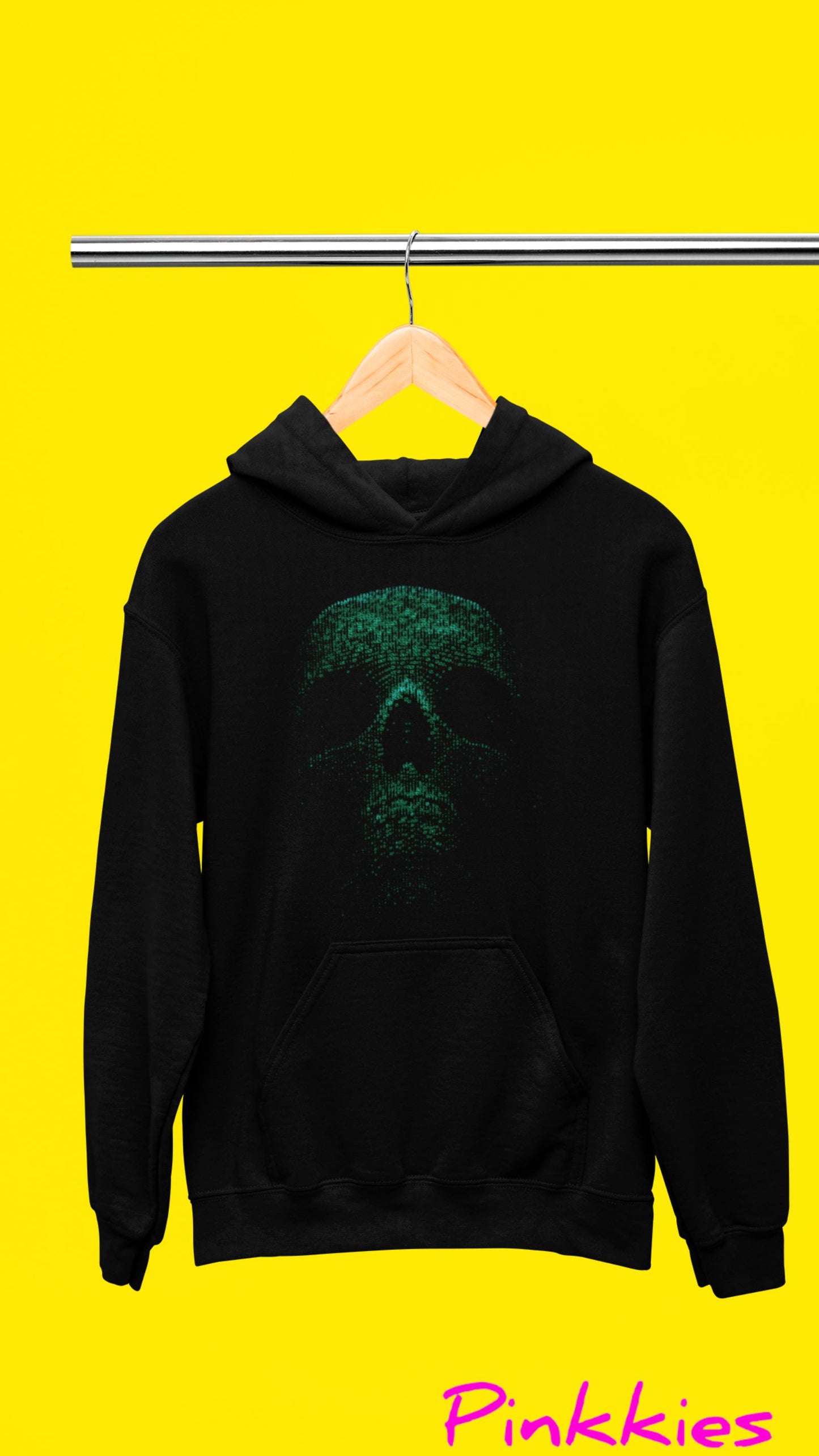 Kids Soft Hoodie... Pixel Skull