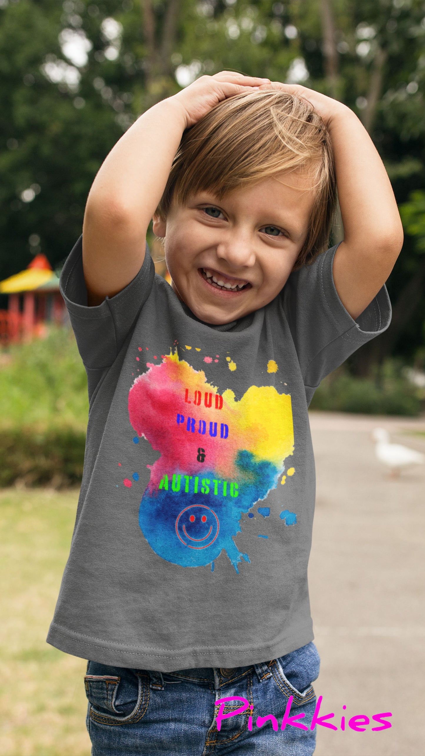 Children's Short Sleeve T-Shirt... Loud, Proud and Autistic