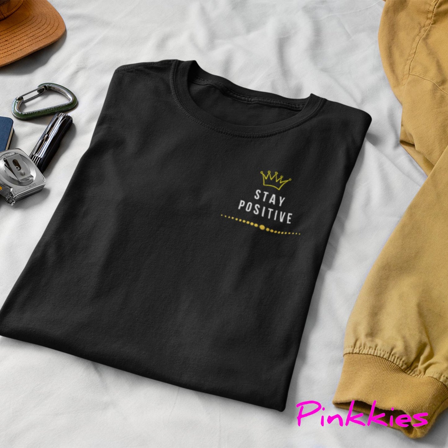 Adult's Short Sleeve T-Shirt... Stay Positive