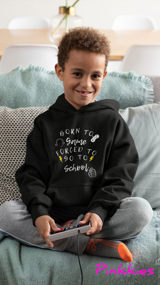 Kids Soft Hoodie... Forced To Go To School