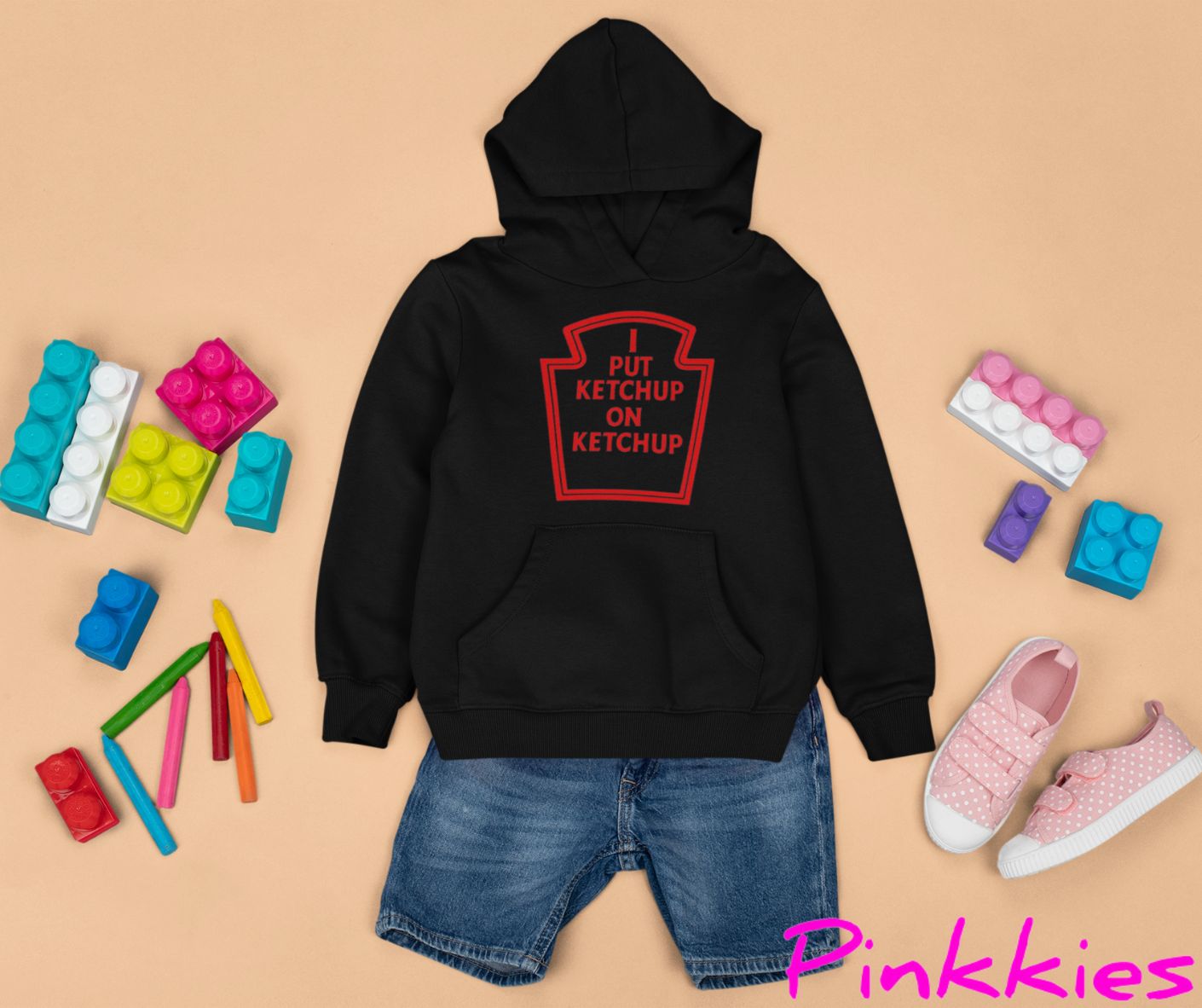 Kids Soft Hoodie... Ketchup