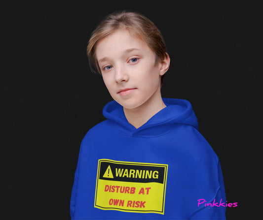 Kids Soft Hoodie... Warning