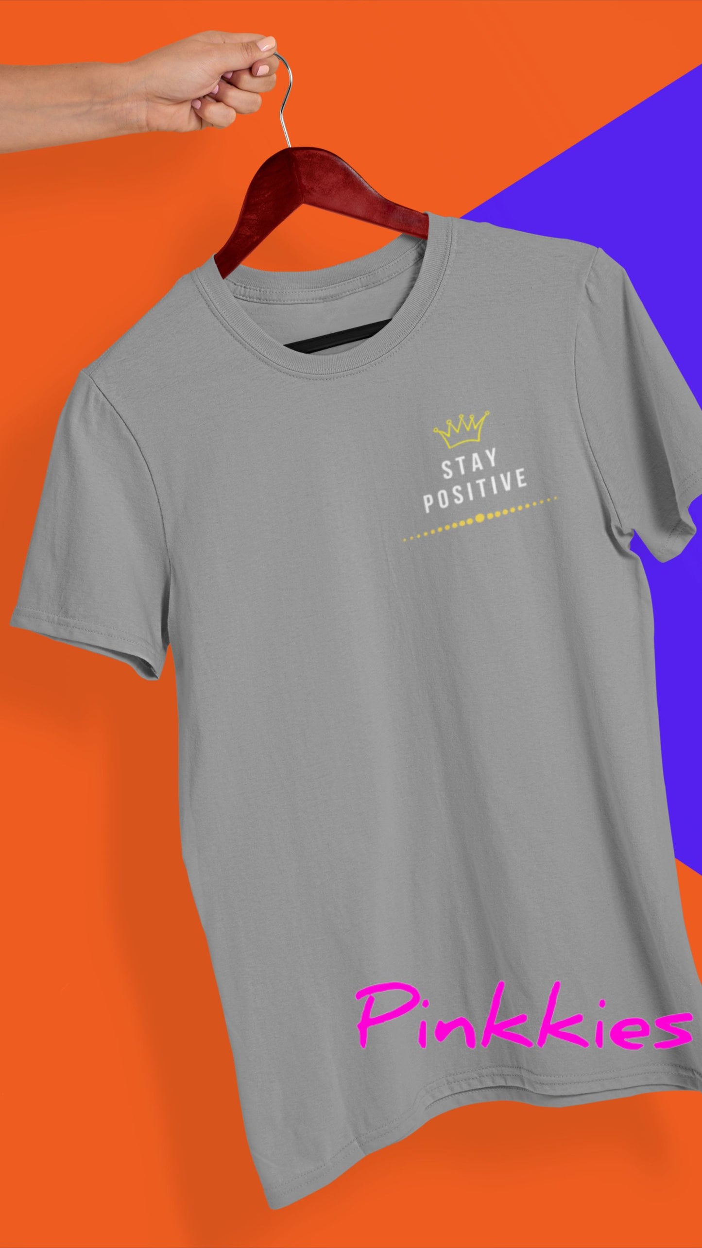 Adult's Short Sleeve T-Shirt... Stay Positive