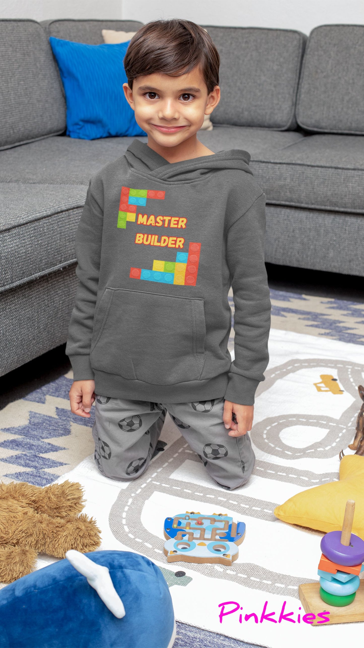 Kids Soft Hoodie... Master Builder