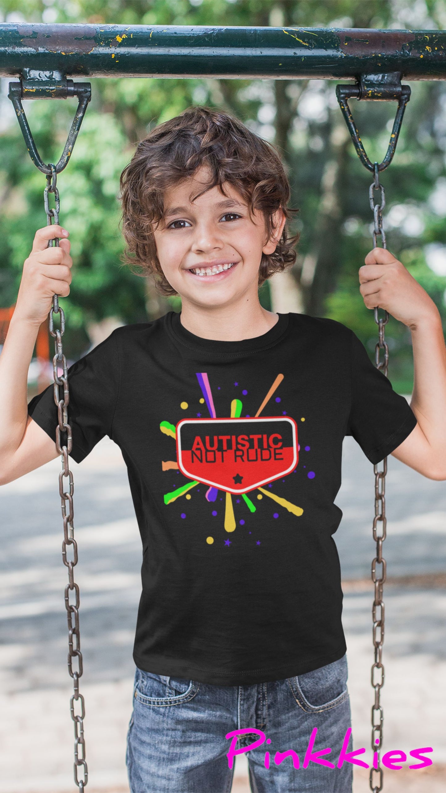 Children's Short Sleeve T-Shirt... Autistic not rude