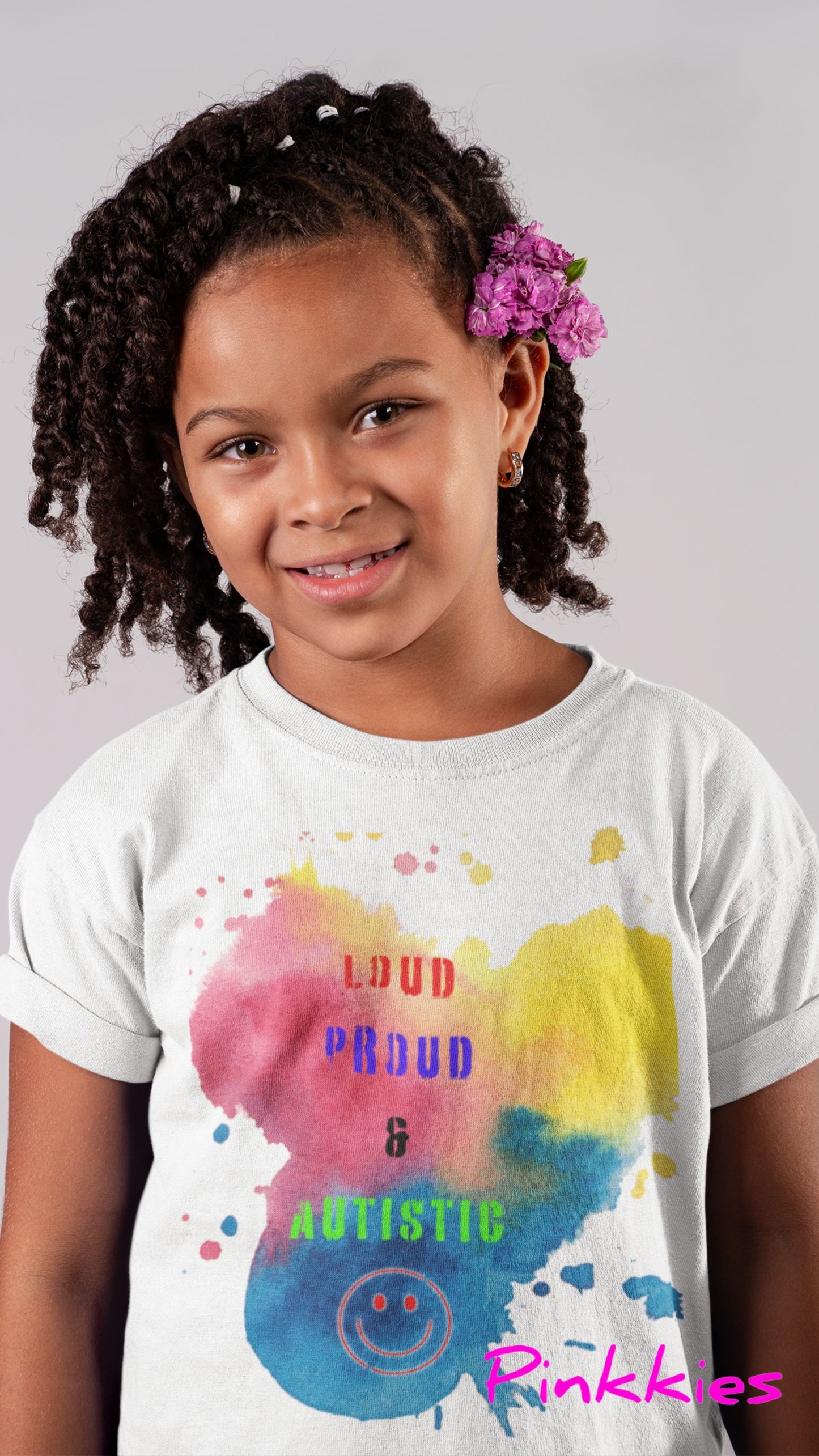 Children's Short Sleeve T-Shirt... Loud, Proud and Autistic