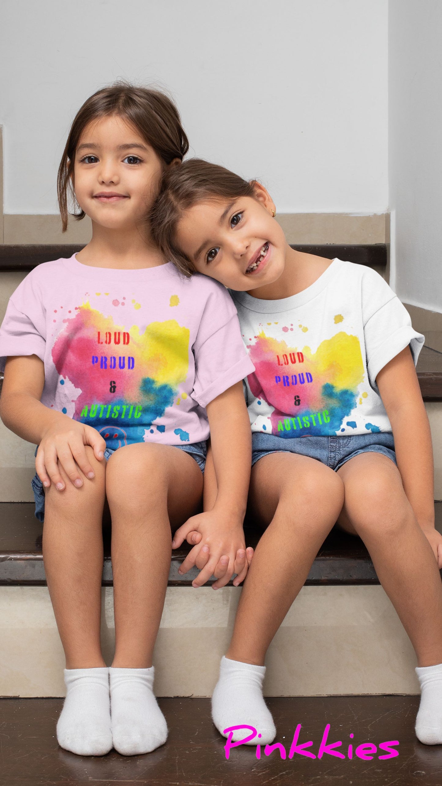 Children's Short Sleeve T-Shirt... Loud, Proud and Autistic