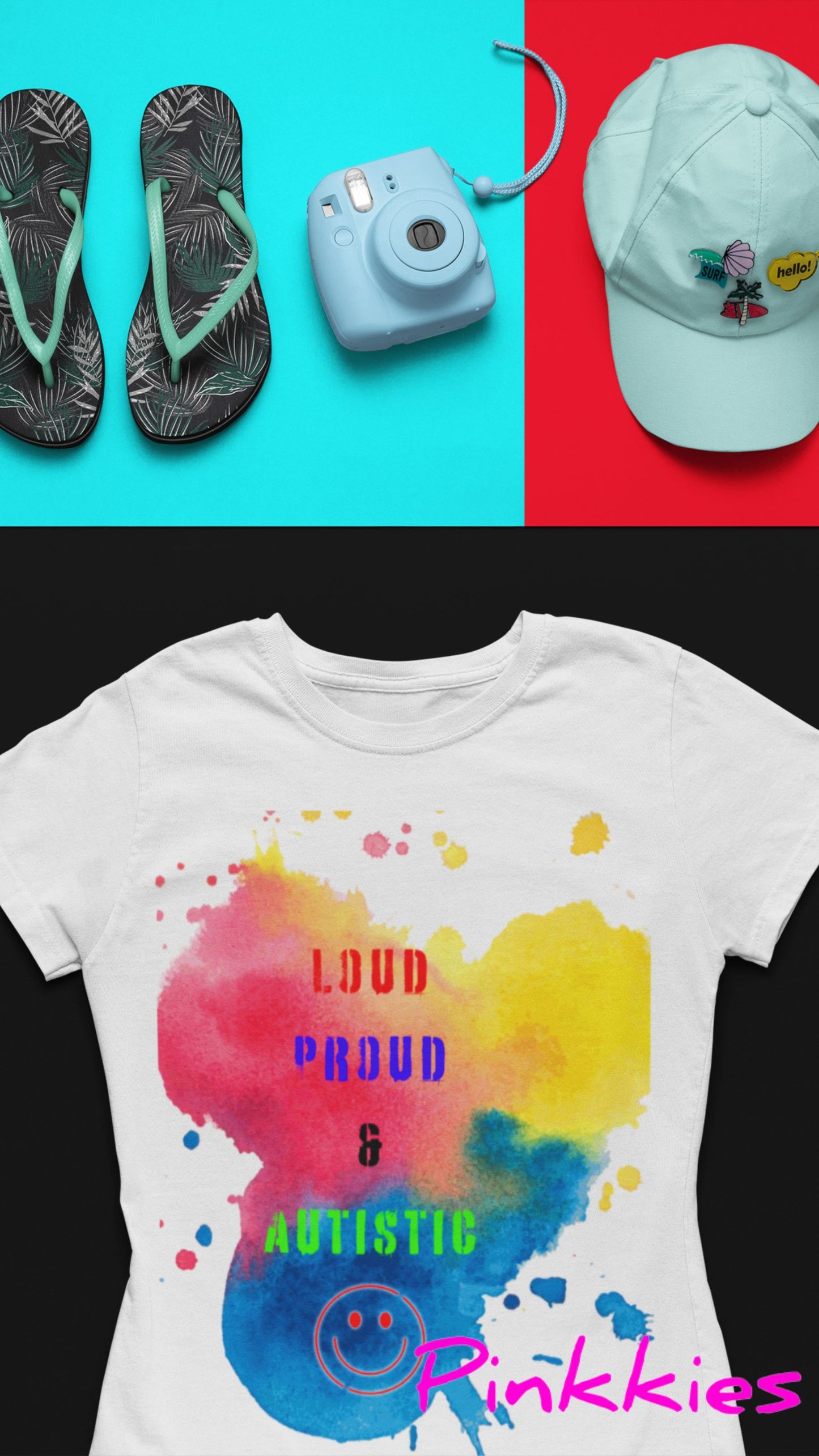 Children's Short Sleeve T-Shirt... Loud, Proud and Autistic